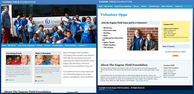 Eugene Field Foundation Oklahoma Web Design Eugene Field Foundation Oklahoma Web Design