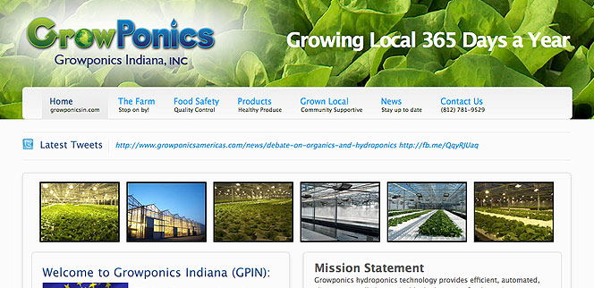 Growponics Indiana Hydroponic Greenhouses