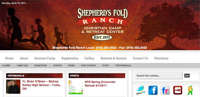 Shepherds Fold Ranch Oklahoma Web Design Shepherds Fold Ranch Oklahoma Web Design