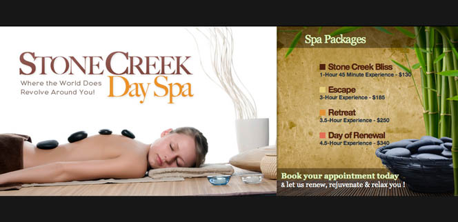 Stone Creek Day Spa Broken Arrow Oklahoma Web Design Stone Creek Day Spa Broken Arrow Oklahoma Web Design
