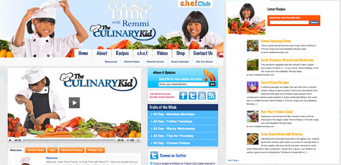 Cook Time with Remmi the Culinary Kid Tulsa Web Design Cook Time with Remmi the Culinary Kid Tulsa Web Design
